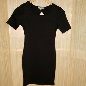 June & Hudson Black NWT BodyCon Dress XS